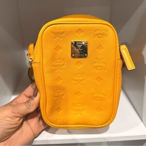 MCM Klassik Visetos Mini Crossbody Belt Bag